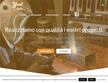 Tablet Screenshot of inoxponti.it